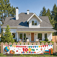 thumbnail image 6 of LUUFILx Happy 100th Day of School Banner Backdrop for Classroom Decorations Celebration Party Supplies Photography Props School Event Background, 6 of 8