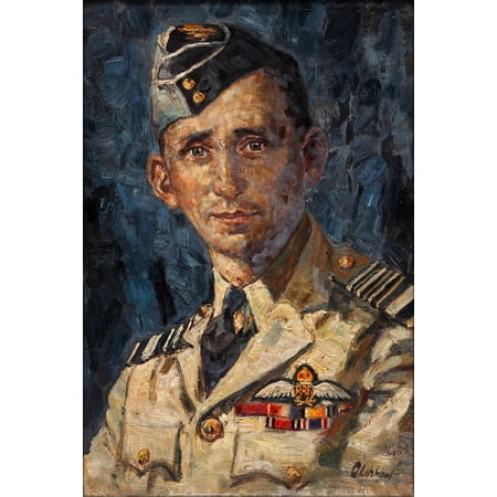 24"x36" Gallery Poster, INF3 10 Air Chief Marshal Sir Arthur Tedder Artist Oliphant 1939 1946