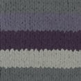 thumbnail image 4 of (2 pack) Bernat® Blanket Stripes™ #6 Super Bulky Polyester Yarn, Eggplant 10.5oz/300g, 220 Yards, 4 of 13
