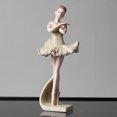 thumbnail image 4 of Ballet Girl Figura clásica Bailarina ligera Esculturas elegantes Decoración del hogar (C), 4 of 5