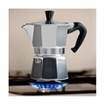 thumbnail image 3 of Iconic Espresso Maker, Makes Real Italian Coffee, Moka Pot, Silver Coffee Pot as shown, 3 of 5