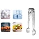 thumbnail image 4 of Billuyoard Mini pinzas para comida para barbacoa, fáciles de recoger, pinzas para azúcar estampadas en la cocina, con pinza para hielo pequeña Cocina y Comedor plateado, 4 of 6