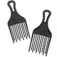 thumbnail image 4 of BRIGHTFUFU 2 piezas de plástico peine de pelo peine de dientes anchos peine de peluquería peine de rastrillo masculino tamaño S negro, 4 of 8