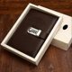 thumbnail image 4 of B6 diary with lock, travel diary with lock, vintage leather, office supplies, notebook for girl, boy, friend (wine), 4 of 5