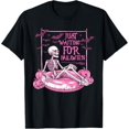 thumbnail image 1 of Just Waiting For Halloween Summer Skeleton Pumpkins Top T-Shirt, 1 of 6