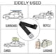 thumbnail image 5 of Kit de fijación de 10 correas de amarre de 2 x 39 cm para portabicicletas de motocicleta, coche y bicicleta. Correa de sujeción con carga máxima de 500 kg., 5 of 5