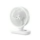 thumbnail image 2 of Ventilador pequeño colgante de escritorio para oficina, USB, portátil, con pantalla digital, batería incorporada para uso inalámbrico, 3 niveles, 2 of 6