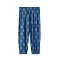 thumbnail image 1 of Odeerbi 3-14 Años Niños Niñas Plaid Algodón Pantalones Pijama Verano Lindo Transpirable Casual Pantalones, 1 of 4