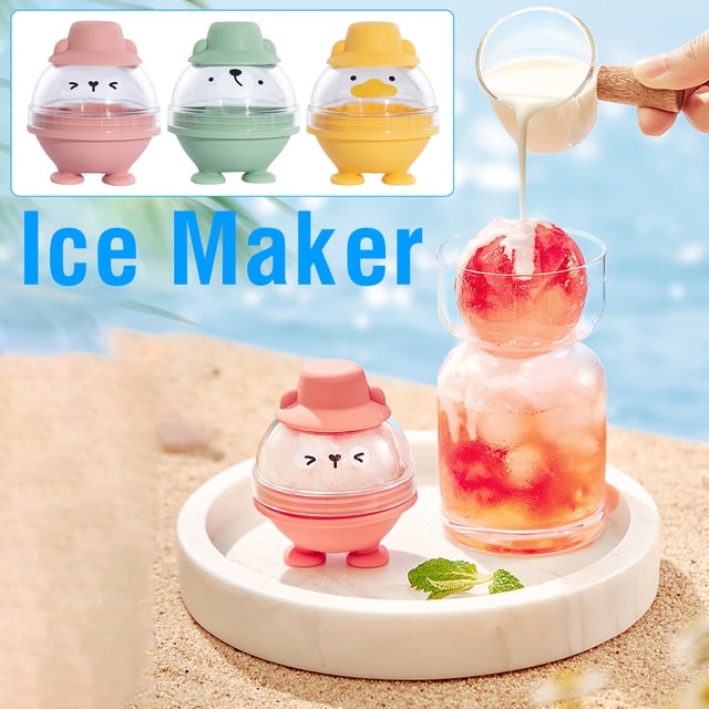 Xihbxyly Hielera de Silicona, Herramienta Flexible para Hacer Hielo, Diseño de Sellado Hermético, Ahorra Espacio, Enfría Bebidas de Verano, Fácil de Usar, Tamaño 8,5 X 6,5 Cm