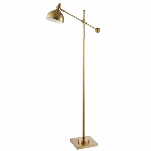 SAFAVIEH Dagen 62 in. Pharmacy-inspired Floor Lamp, Brass Gold