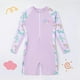 thumbnail image 2 of Odeerbi 2-12 Años Traje de Baño de Una Pieza Para Niñas Traje de Baño Con Cremallera Traje de Baño Hawaiano de Manga Corta Traje de Baño Con Cremallera, 2 of 5