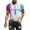 Blue2, variant on Men's Vintage Short Sleeve T-Shirt Big and Tall Casual Crewneck Graphic Tee Top Jesus Cross Printed Summer Shirts