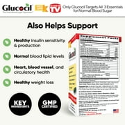 Glucocil 30-Day Supply 120CT – Premium Blood Sugar Support – 2+ Million Sold – Since 2008
