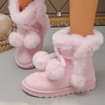 thumbnail image 4 of SACFOF Women's Mid-calf Winter Snow Boots Lightweight Warm Faux Fur Lining Pull on Comfortable Outdoor Booties Shoes for Women, 4 of 7