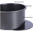 thumbnail image 3 of CANDeal 6 inch Non-Stick Deep Carbon Steel Round Cake Pan With Removable Bottom For Wedding/Birthday/Christmas Cake Baking Round Cake Tin Set With Loose Base, 3 of 7
