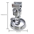 thumbnail image 5 of Ganchos de pared con tornillo de acero inoxidable en forma de U, 4 Uds., 5 of 5