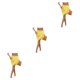 thumbnail image 4 of Jumpingount Poliéster Señoras Plegable Moda Bohemio Romántico Transpirable Verano Vacaciones Compras Playa Faldas Amarillo Type1 NO1, 4 of 6