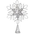 thumbnail image 1 of Adorno de árbol de Navidad Ornativity Copo de nieve en forma de flor, 1 of 6