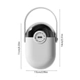 thumbnail image 3 of Jabonera portátil con tapa – Almacenamiento de jabón a prueba de fugas con drenaje para viajes, baño o lavabo – Soporte de plástico para jabón con drenaje rápido y base antideslizante, 3 of 6