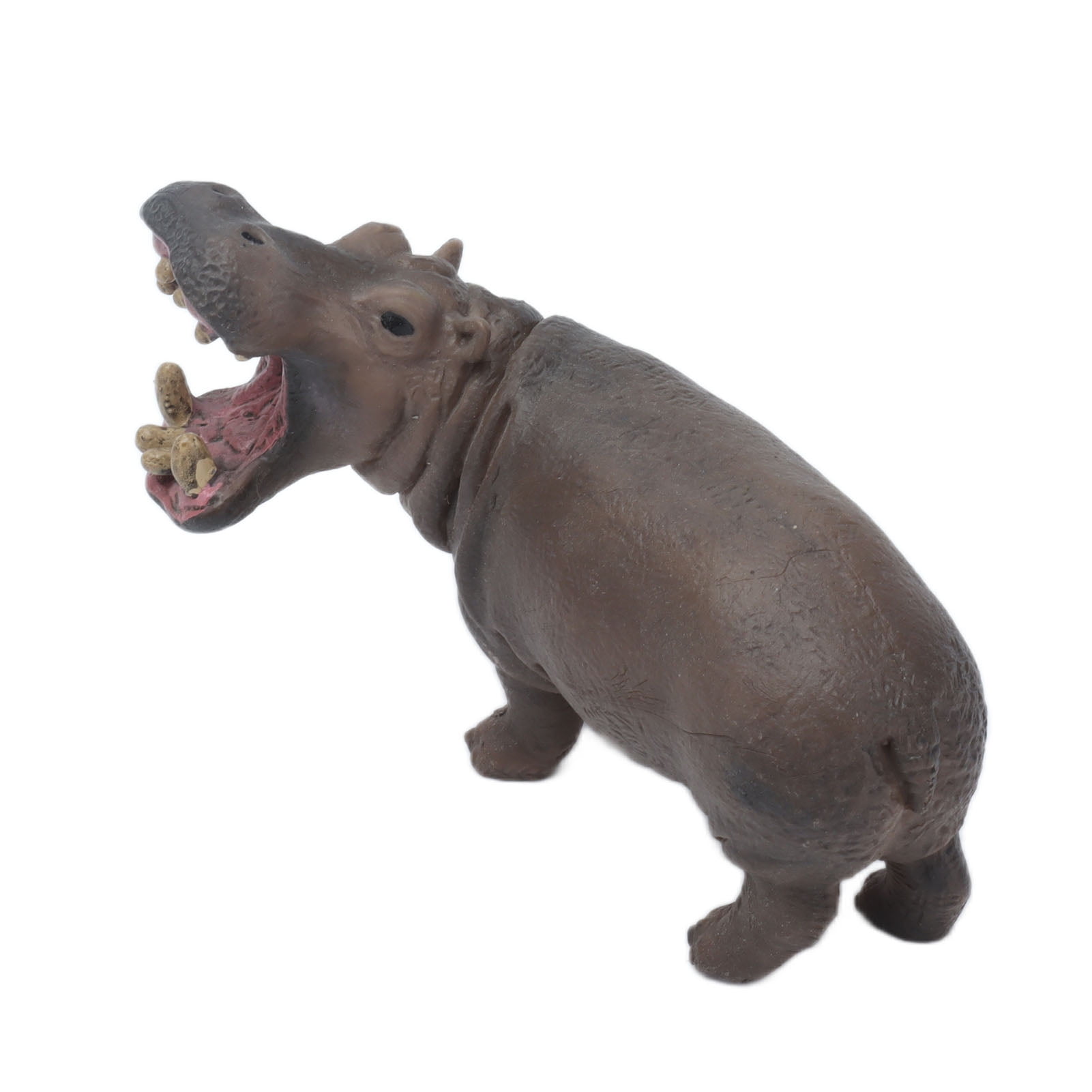 Ymiko Hippo Figure Plastic Wildlife Hippo Toy Simulation Solid For Children Hippo