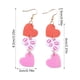 thumbnail image 3 of Pendientes con colgante de corazón unos pendientes, 3 of 8