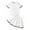 White, variant on Gerichy Girls Summer Outfits, Toddler Girls Short Sleeve Ruffle Solid Casual T Shirt Tops Denim Shorts Jeans 2PCS Outfits