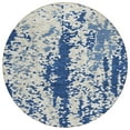 thumbnail image 2 of Addison Rugs Chantille Indoor/Outdoor Transitional Abstract Navy Washable Round Rug, 8' x 8', 2 of 6