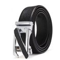 thumbnail image 1 of Cinturón de hombre con hebilla automática de PU, cinturón con hebilla de letras, tendencia de moda, durabilidad, buen material, opciones de longitud versátiles, 1 of 6