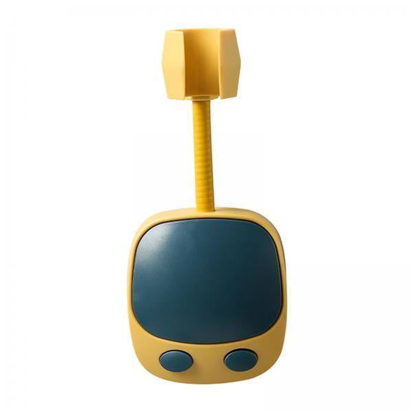 4x Soporte Para Cabezal De Ducha Soporte De Plástico Ajustable Soporte De Succión Amarillo Azul