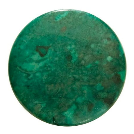 Jasper Disc - Green Malachite Jasper Focal Beads (Dyed) Disc 25mm (4)
