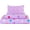 Purple With Hearts, variant on Viviland 3 Pieces Boys Grey Twin Sheet Set - Soft Microfiber Fitted Flat Sheets & Pillowcase - Game Player Paddle Printed Bedding Sets - for Kids & Toddlers