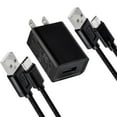 thumbnail image 1 of Kindle Fire Charger [UL Listed] 10W Power Adapter with 6.6Ft USB-C&Micro USB Cable with Data for Fire HD 6 7 8 8Plus 10 10Plus Tablets,Kindle Paperwhite Oasis eReaders,Fire TV Stick, 1 of 4