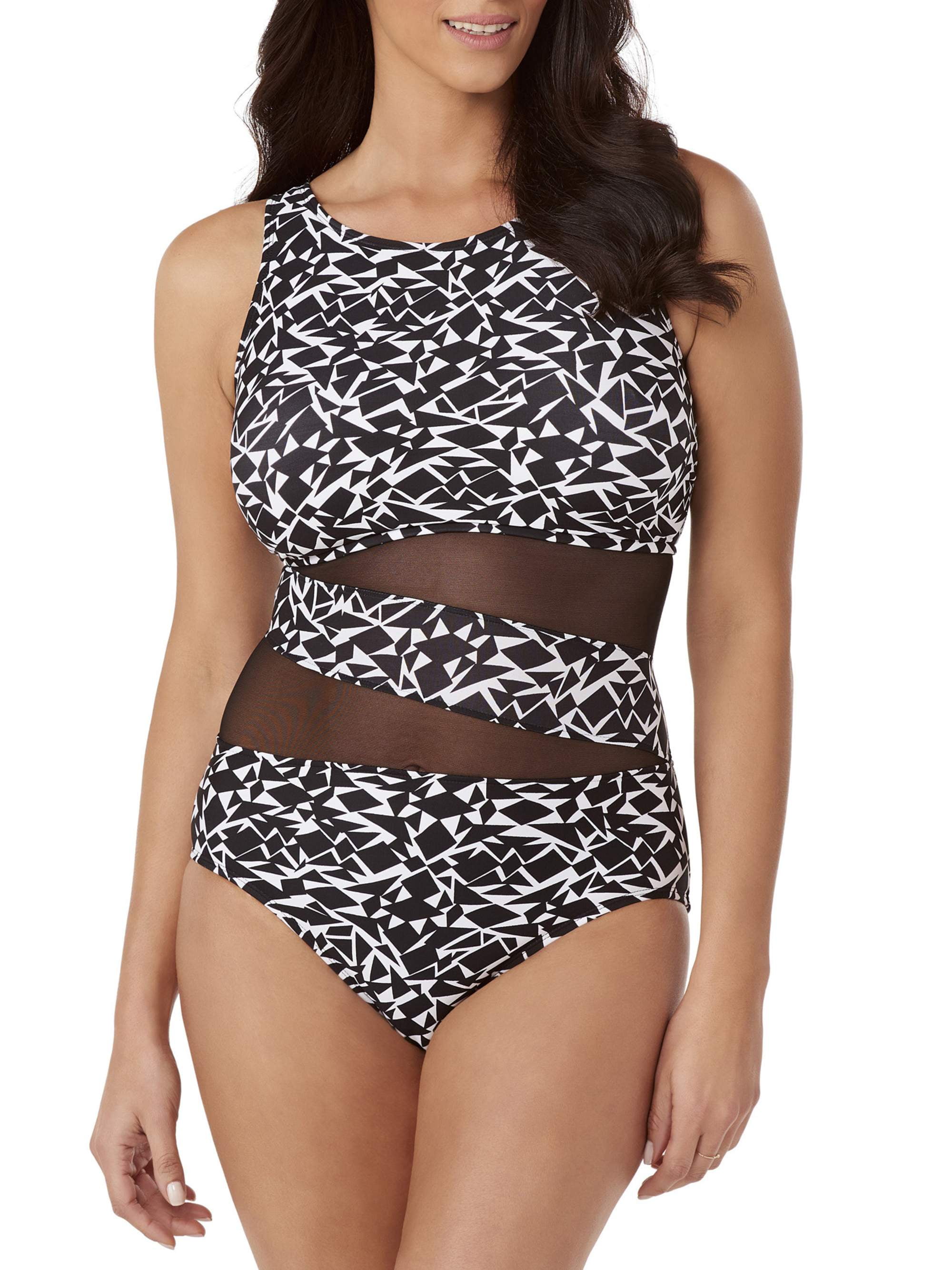 walmart high neck swimsuit