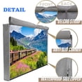thumbnail image 5 of KANCOKIT Outdoor TV Cover 46inch, 600D Weatherproof Outside Television Protector for Outside Flat Screen TVs LED LCD OLED TV, Gray, 5 of 7