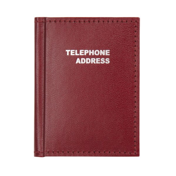 Office Depot Vinyl Small Pocket Telephone/Address Book, 3in. x 4