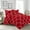 Brick-Red/Red, variant on D.N.G. BEDDINGS 3 Piece Luxury Two Tone Diamond Ruffle Pattern Comforter Set Premium Super Soft, All Season 800 Thread Count, 100% Egyptian Cotton, Oversized Super King Size White/Red Solid Color