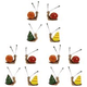 thumbnail image 1 of Caracoles Lindos Accesorios De Jardín De Hadas De Resina Figuras De Caracoles En Miniatura 4 Piezas, 1 of 4