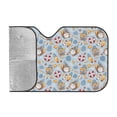 thumbnail image 2 of Bingfone Summer Time With Gnome Car Windshield Sunshade,Sun Foldable Sun Shield Sun Visor for Car - Medium, 2 of 9