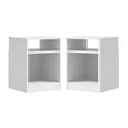 thumbnail image 4 of Mainstays Open Shelf Nightstand, Set of 2, White, 4 of 22