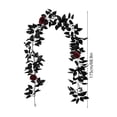 thumbnail image 3 of Aurorax Halloween Decorations Outdoor,Halloween Black Rose Vines IP65 Artificial Realistic Posable Fall Decorations for Home Outdoor Black, 3 of 6