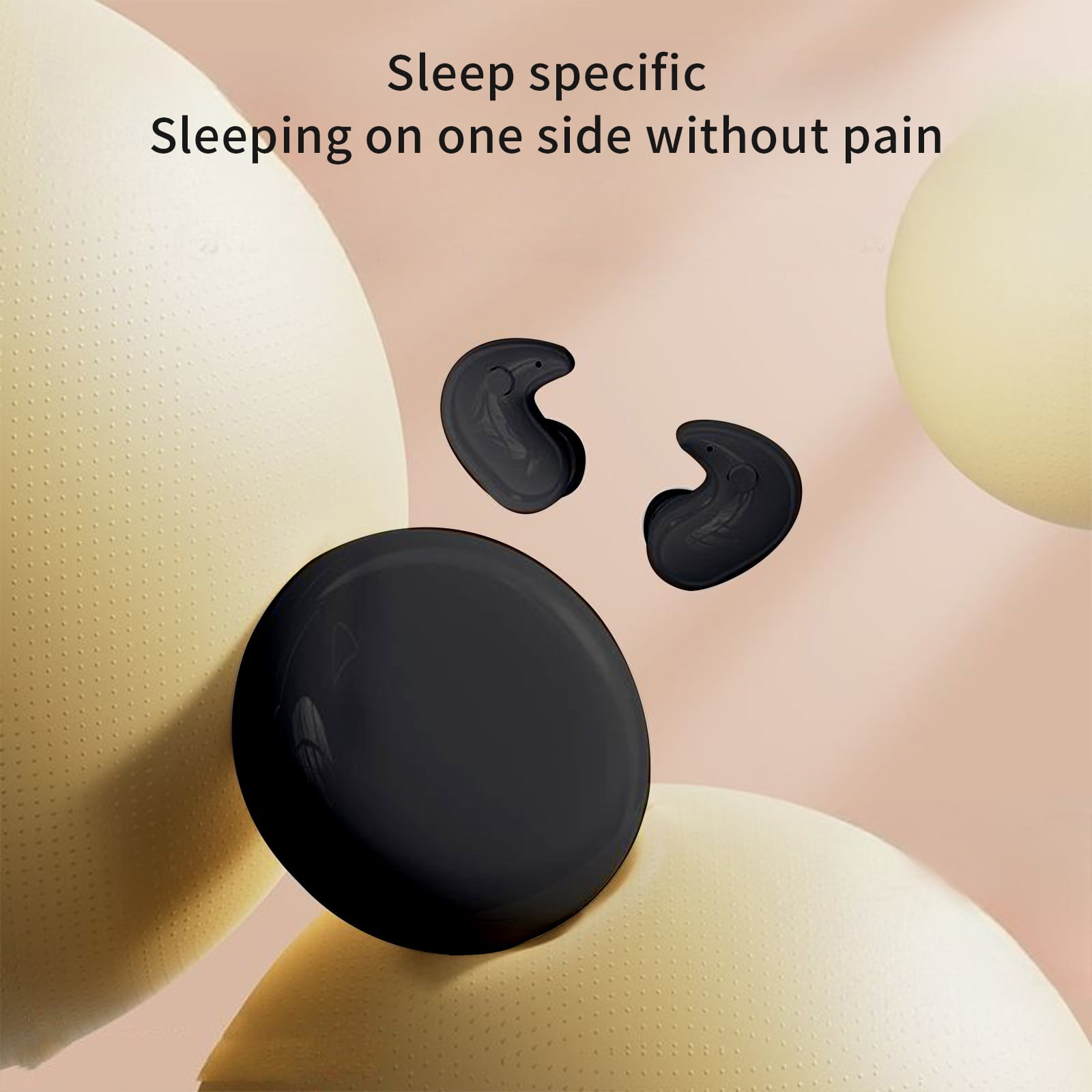 asxite Wireless Earbuds,Indulge In Comfort And High Sound Quality With These Long Battery Life Bluetooth Earphones Featuring A Comfortable In-ear Design,Black