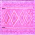 thumbnail image 1 of Ahgly Company Indoor Square Oriental Purple Traditional Area Rugs, 6' Square, 1 of 4