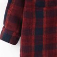 thumbnail image 6 of 12 Month Jacket Toddler Flannel Shirt Jacket Plaid Long Sleeve Lapel Shacket Kids Boys Girls Coats Fall Tops New Fall Jackets Winter Outerwear Red 5-6T, 6 of 8