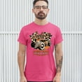thumbnail image 3 of Tee Hunt Lucky 13 Speed Shop T-shirt Rat Rod Route 66 Vintage Racing Car Men's Tee, Hot Pink, X-Large, 3 of 5
