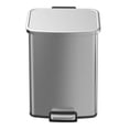 thumbnail image 2 of Bote de basura Hometrends Modelo con Pedal Color Metal rectangular 50 Litros, 2 of 4
