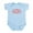 Sky Blue, variant on CafePress - Daddy's Little Italian Prince Infant Bodysuit - Baby Light Bodysuit, Size Newborn - 24 Months