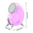 thumbnail image 3 of Xihbxyly Oferta Prime Del Día Solo Por Hoy Cargador Inalámbrico Magnético de Caracol, Atmósferas Coloridas, Luz para Teléfono Móvil, Carga Rápida Inalámbrica, Lámpara de Noche Pequeña, Multifunción, 3 of 7