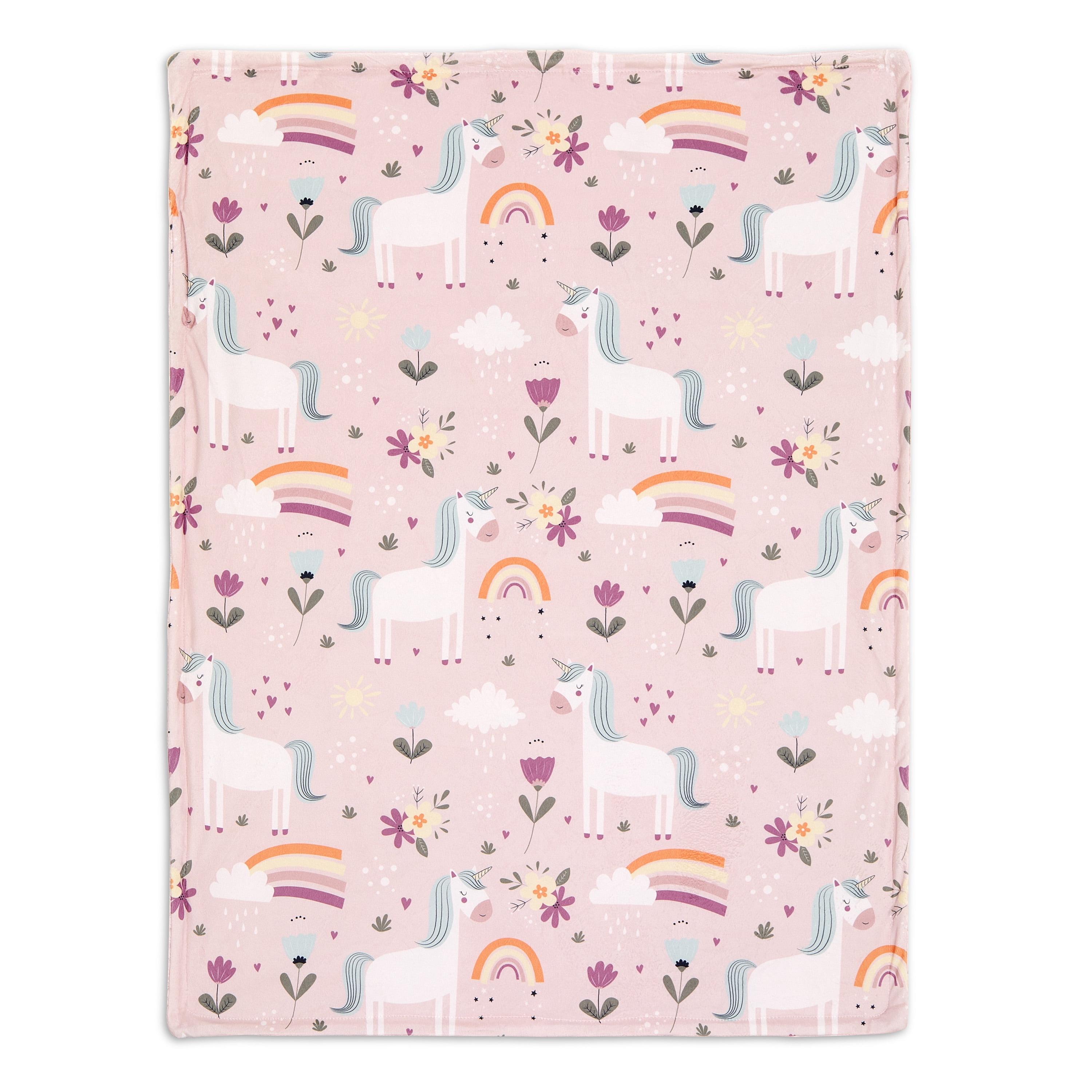 Evolur Enchanted Dreams 3 pc Gift Set - Sherpa Sack Wrap, Muslin Wrap & Velour Blanket, Princess Print