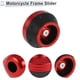 thumbnail image 5 of Protector de guardabarros de rueda de aleación de aluminio de 15mm, plástico, slider de marco de motocicleta, protección contra choques, 59mm, 45mm, rojo, 2 Pcs, 5 of 7