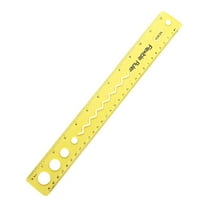HHBEAUTY 30cm/12inch Flexible Ruler, Rubber Plastic Ruler, Bendable Rulers, Shatterproof Straight Edge Ruler Soft Ruler for Office
